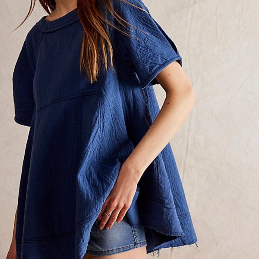 Free People We The Free Sunset City Top Raglan Cut Sleeve NWT S